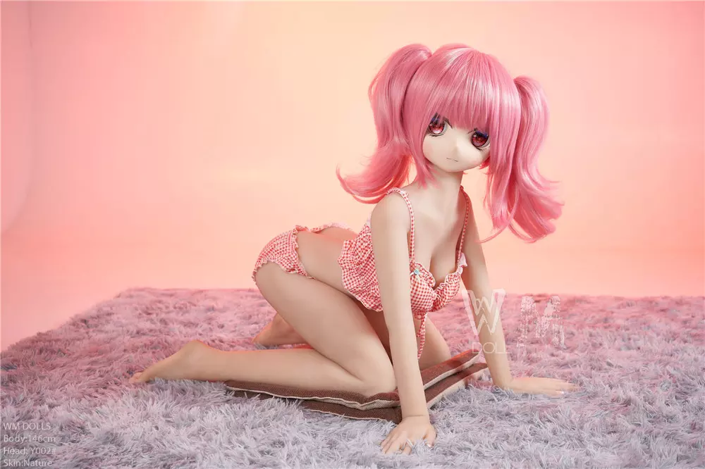 WM S-TPE 146cm Anime TPE Sex Doll with PVC Head #Y003